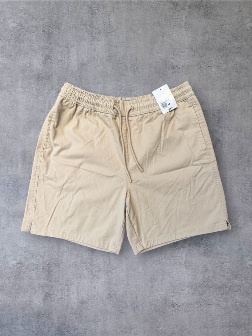 Forever 21 Men's Drawstring Beige Shorts